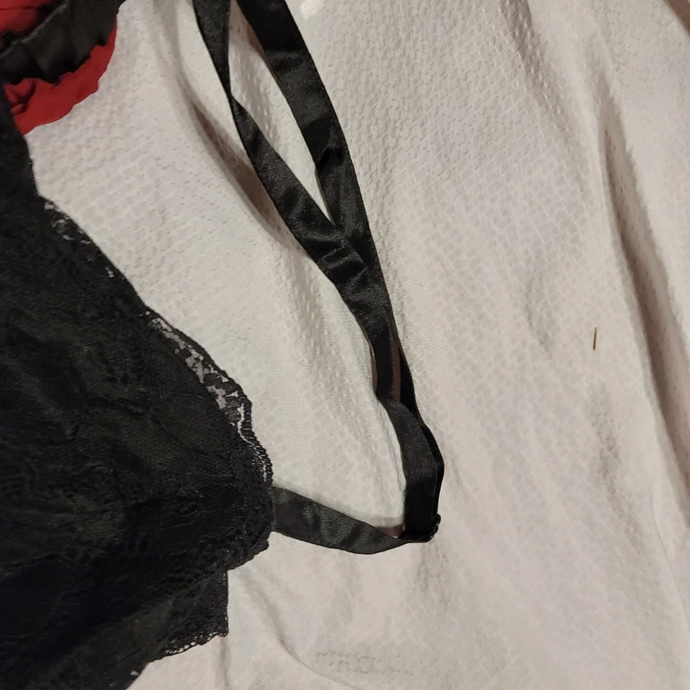 PLUS Size 4x Sheer Pleated Flirty Sexy Nightie Lounge Short Gown - Picture 7 of 10